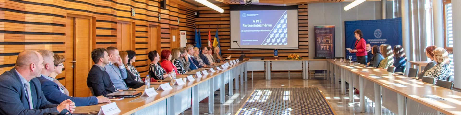 PTE Partnertintézménye Címátadó Ünnepség 2024. január 30.