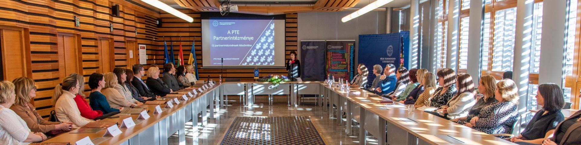PTE Partnertintézménye Címátadó Ünnepség 2025. január 29.